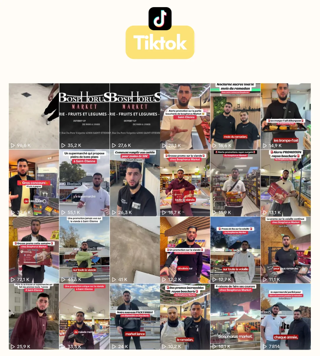 TikTok Posts Bosphorus Market