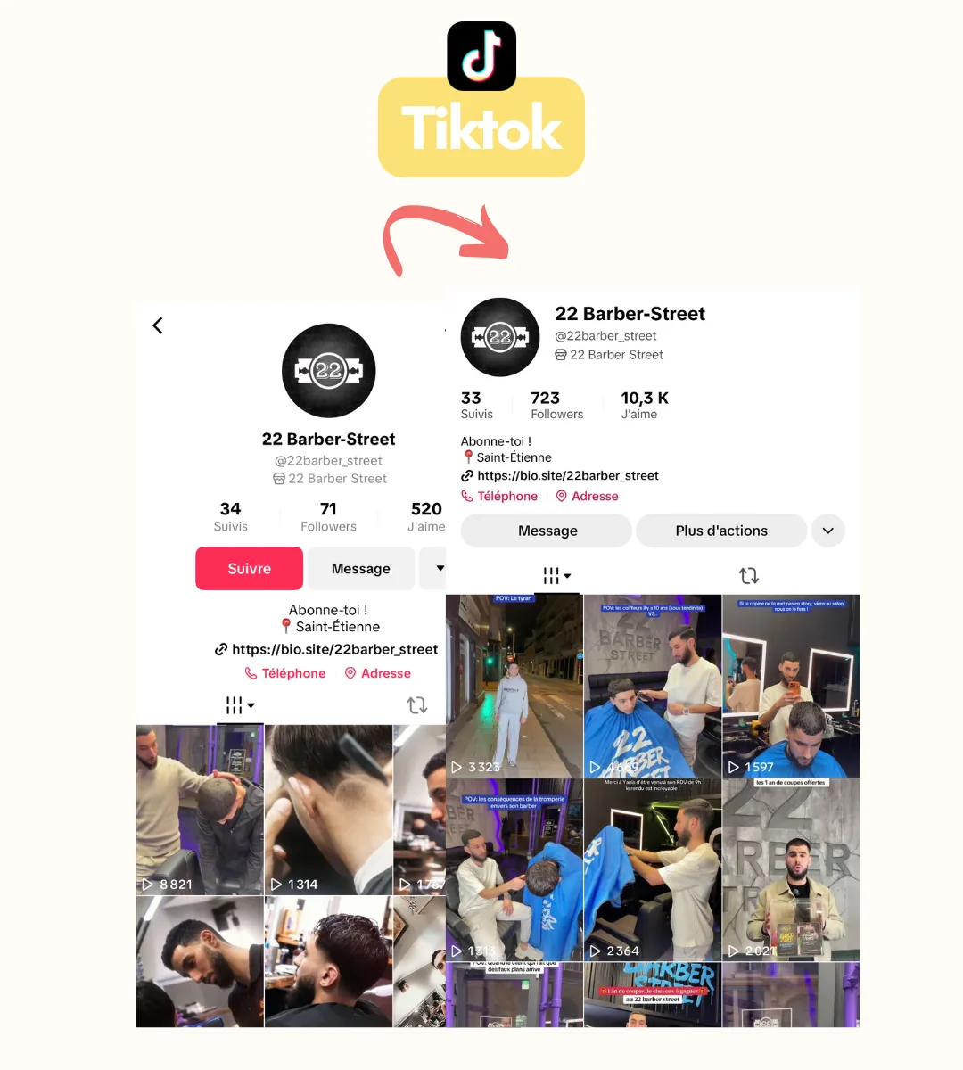 22 Barber Street TikTok profil